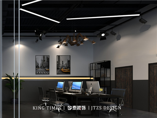 光影現代展廳設計 | 無拘境界,韻律之境(圖7) 辦公區裝修