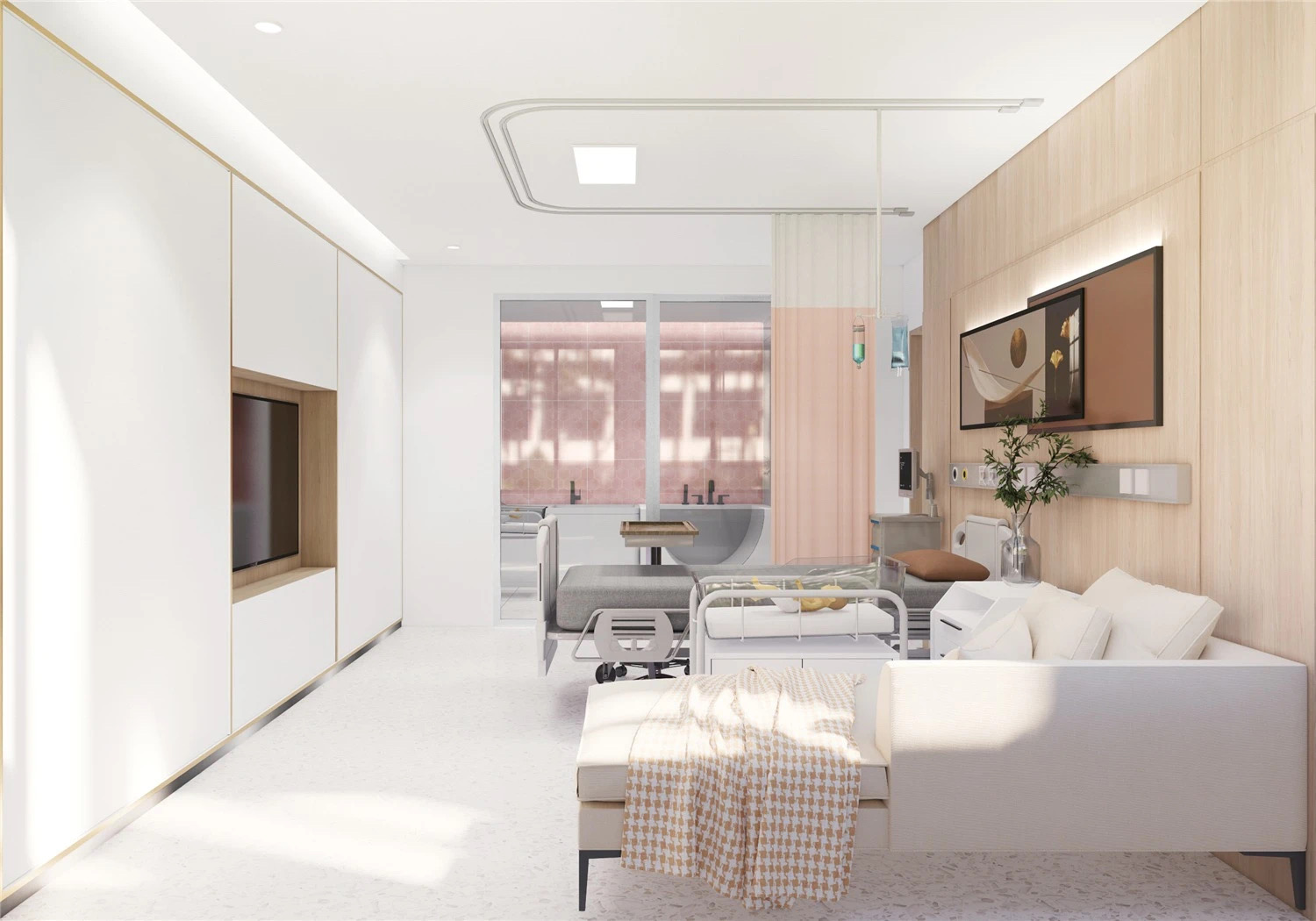 【醫院案例】婦產醫院這樣設計,簡而不失其華!(圖6) 【醫院案例】婦產醫院這樣設計,簡而不失其華!(圖6)